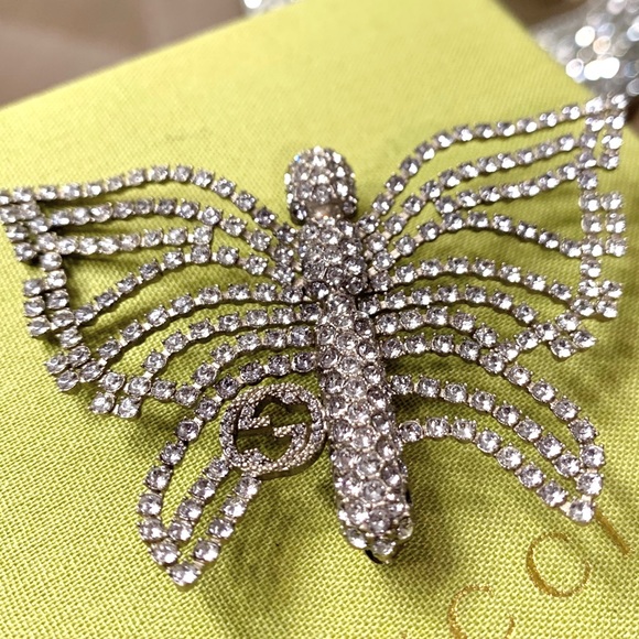 Gucci Accessories - 💯🆕 💖Authentic GUCCI GG Butterfly 🦋 Brooch